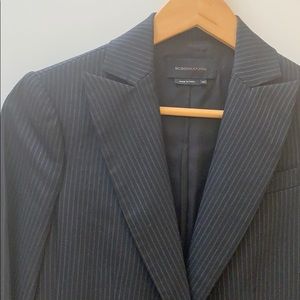 Black pin stripped blazer